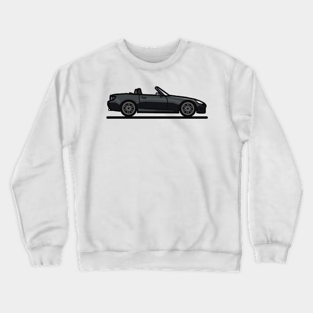 Honda S2000 S2K Black Crewneck Sweatshirt by antipc